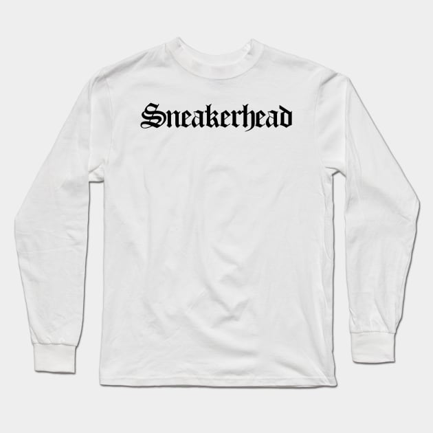 Sneakerhead Old Eng Long Sleeve T-Shirt by Tee4daily